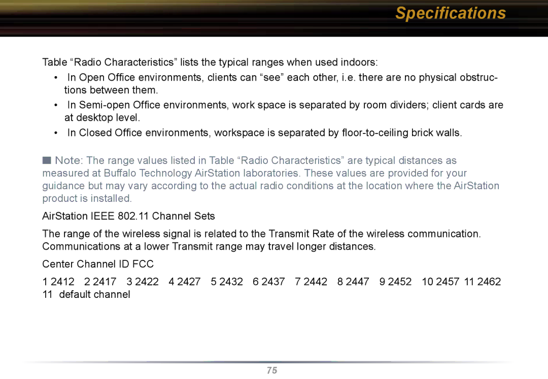 Buffalo Technology WBR2-G54 user manual 2412 