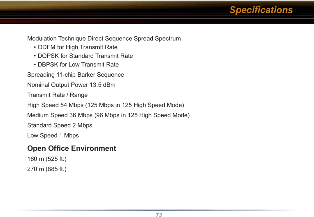 Buffalo Technology WBR2-G54S user manual Open Ofﬁce Environment 