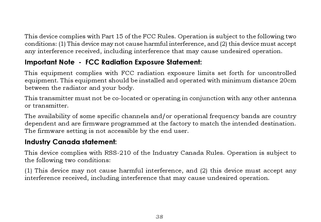 Buffalo Technology WHR-G300N-US user manual Important Note FCC Radiation Exposure Statement 