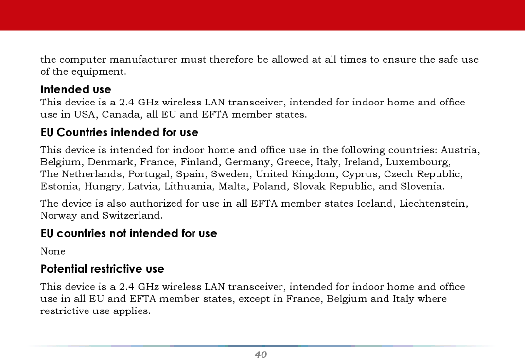 Buffalo Technology WHR-G300N-US user manual EU countries not intended for use 