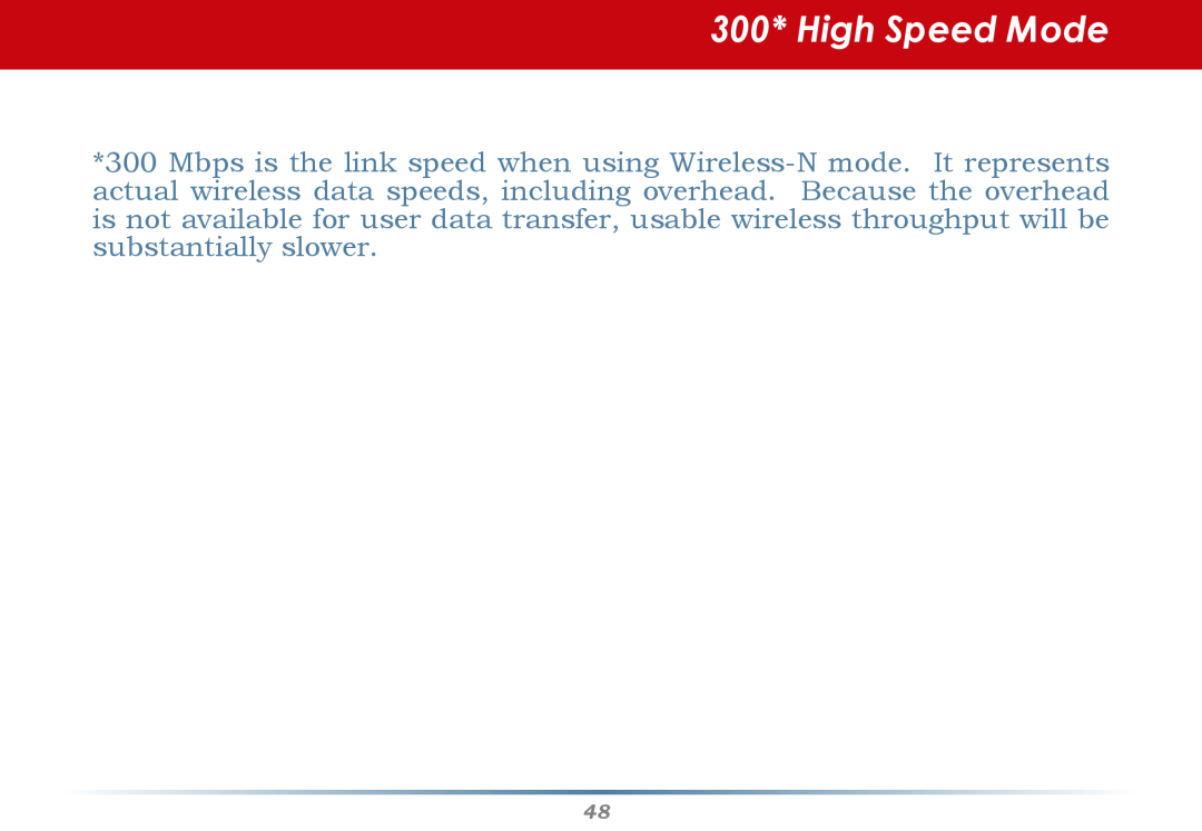 Buffalo Technology WHR-G300N-US user manual 300* High Speed Mode 