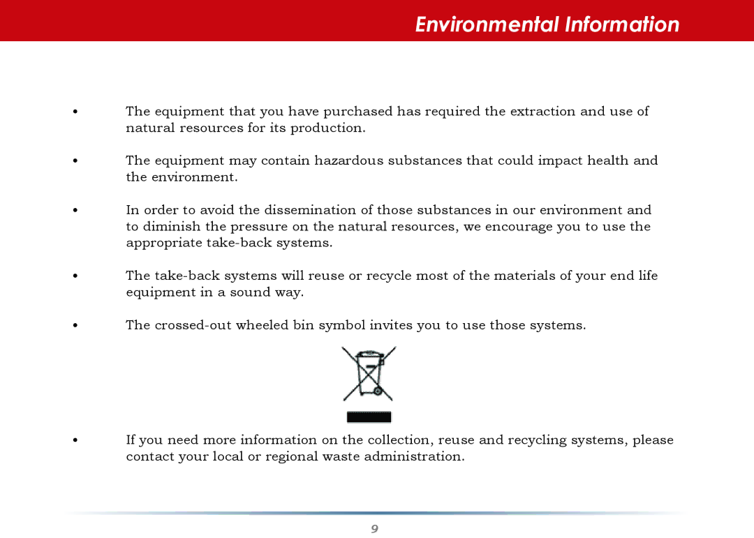 Buffalo Technology WHR-HP-AG108 setup guide Environmental Information 