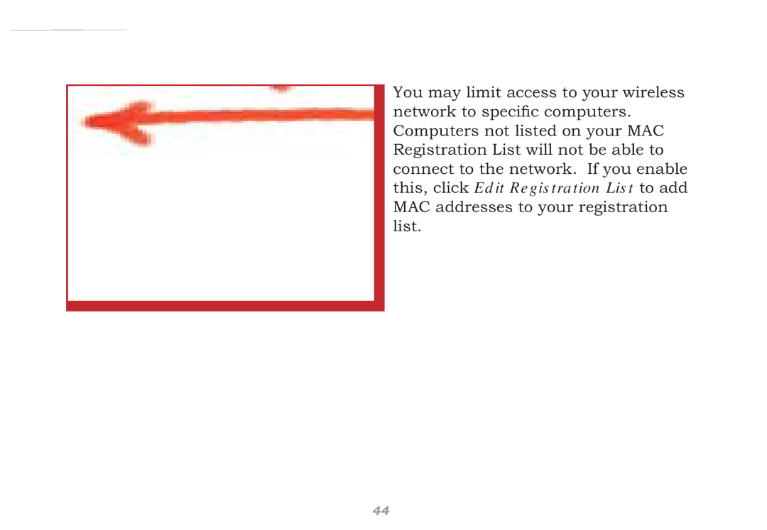 Buffalo Technology WHR-HP-G54 user manual MAC Access Limit 