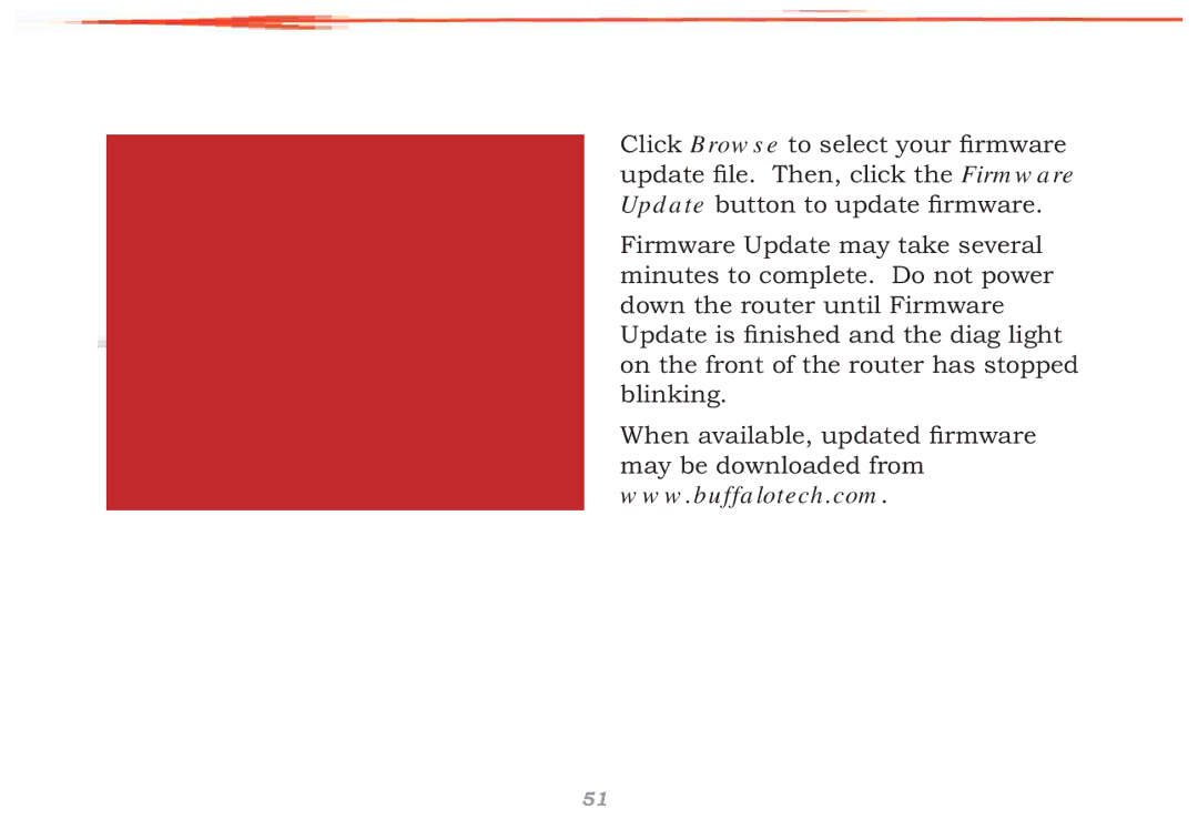 Buffalo Technology WHR-HP-G54 user manual Firmware Update 