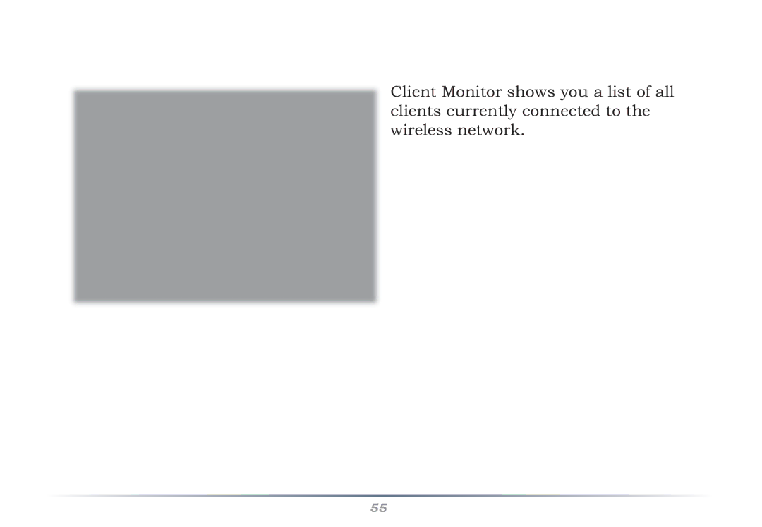 Buffalo Technology WHR-HP-G54 user manual Client Monitor 