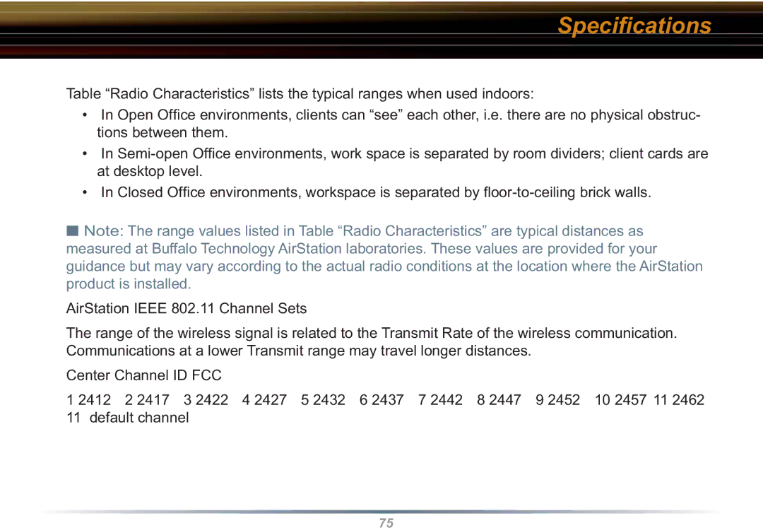 Buffalo Technology WHR3-G54 user manual 2412 