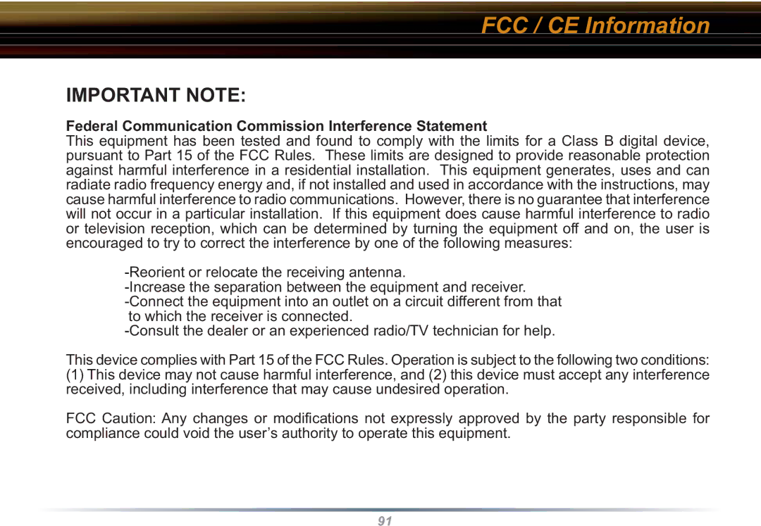 Buffalo Technology WHR3-G54 user manual Important Note, Federal Communication Commission Interference Statement 