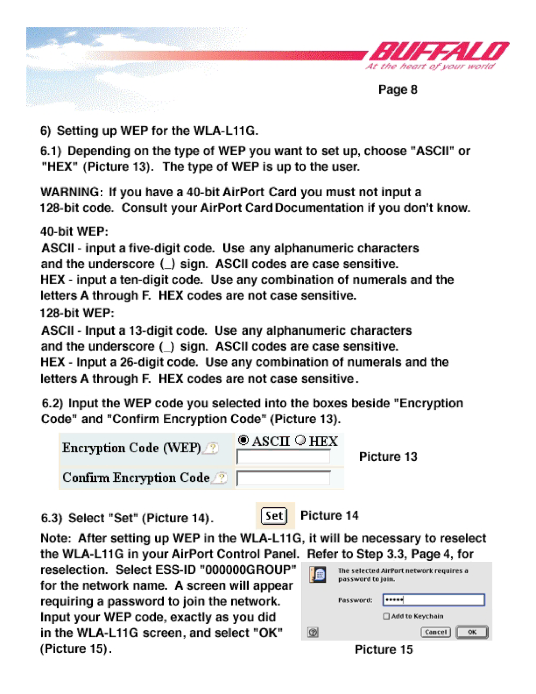 Buffalo Technology WLA-L11 manual 