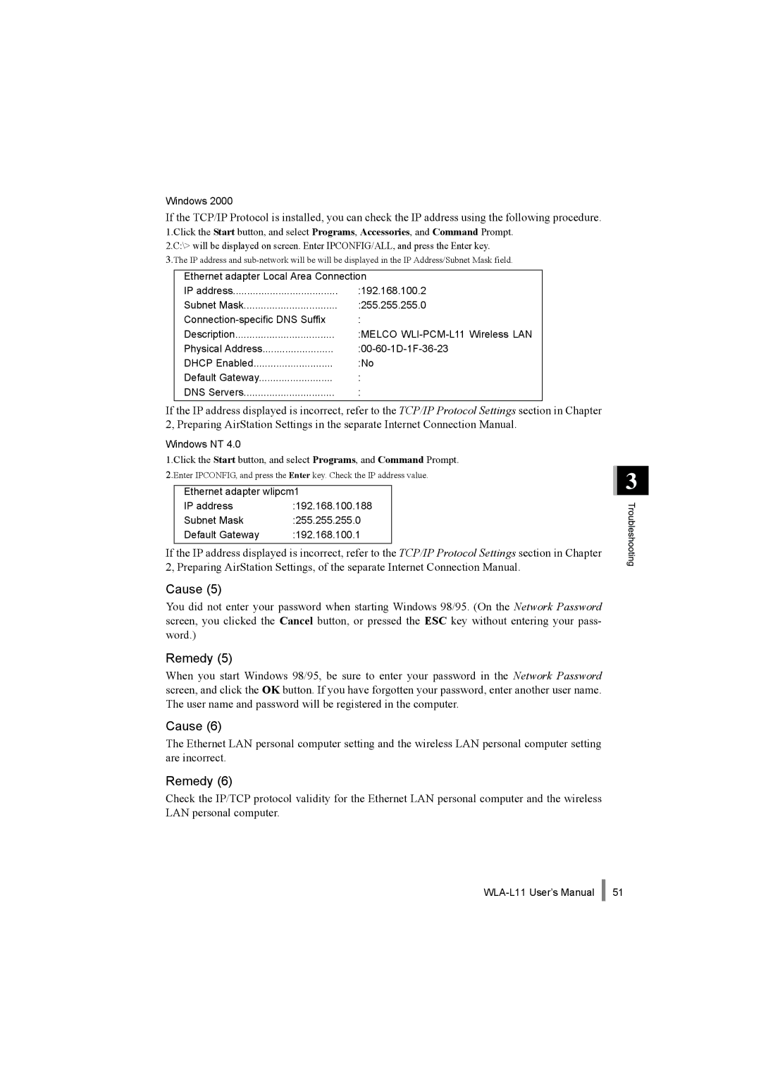 Buffalo Technology WLA-L11 specifications Windows 