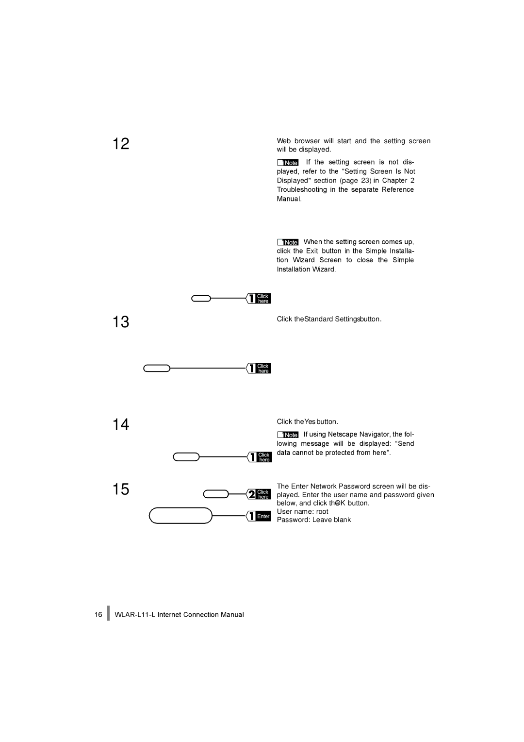 Buffalo Technology WLAR-L11-L manual Click the Yes button 