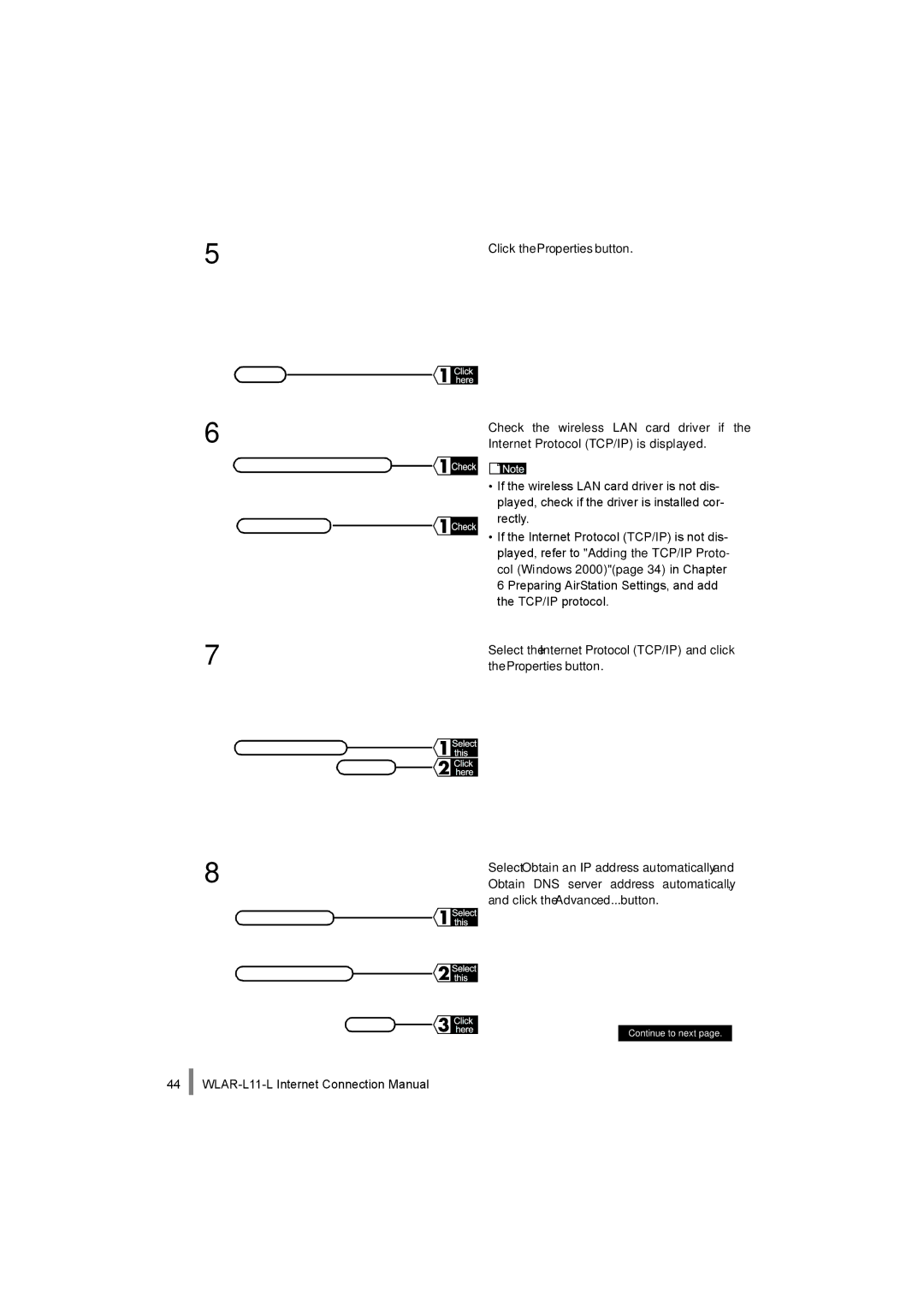 Buffalo Technology WLAR-L11-L manual Properties button 