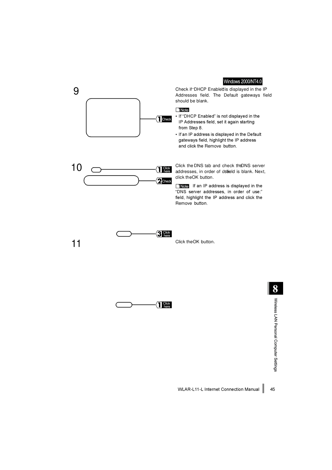 Buffalo Technology WLAR-L11-L manual Click the OK button 