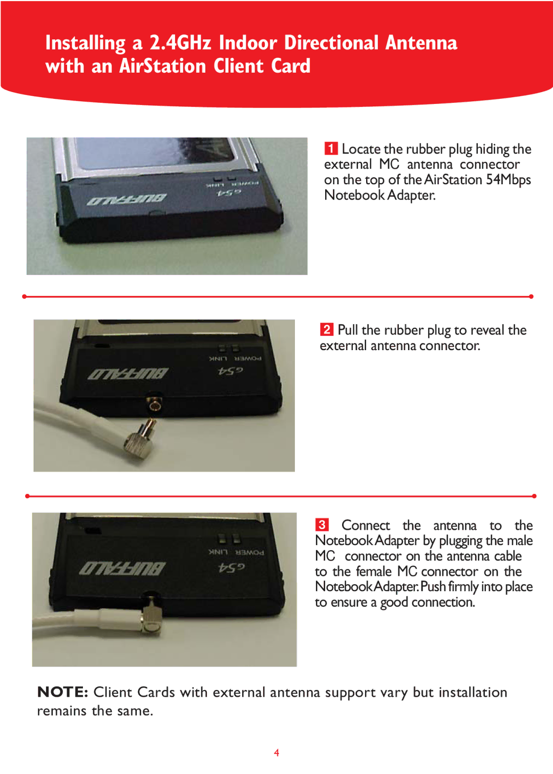 Buffalo Technology WLE-DA setup guide 