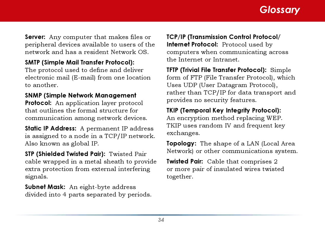 Buffalo Technology WLI-CB-AG108HP user manual Glossary 