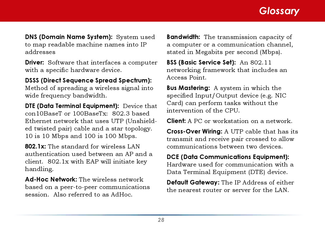 Buffalo Technology WLI-CB-AG300NH user manual DTE Data Terminal Equipment Device that 