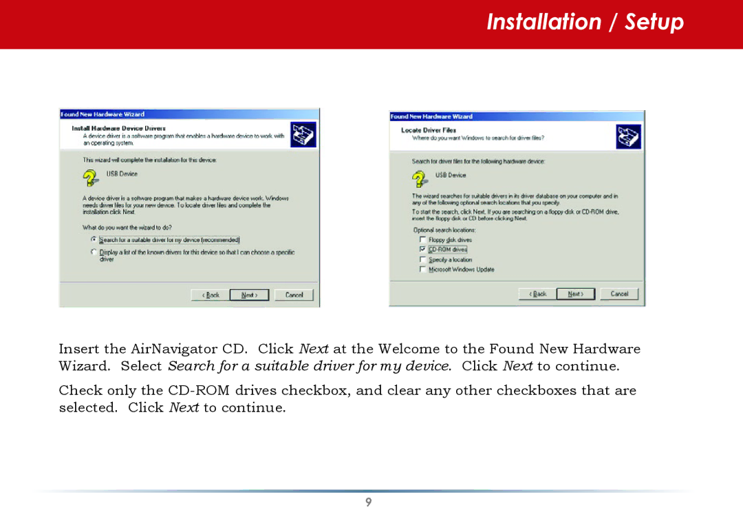 Buffalo Technology WLI-U2-KG125S user manual Installation / Setup 