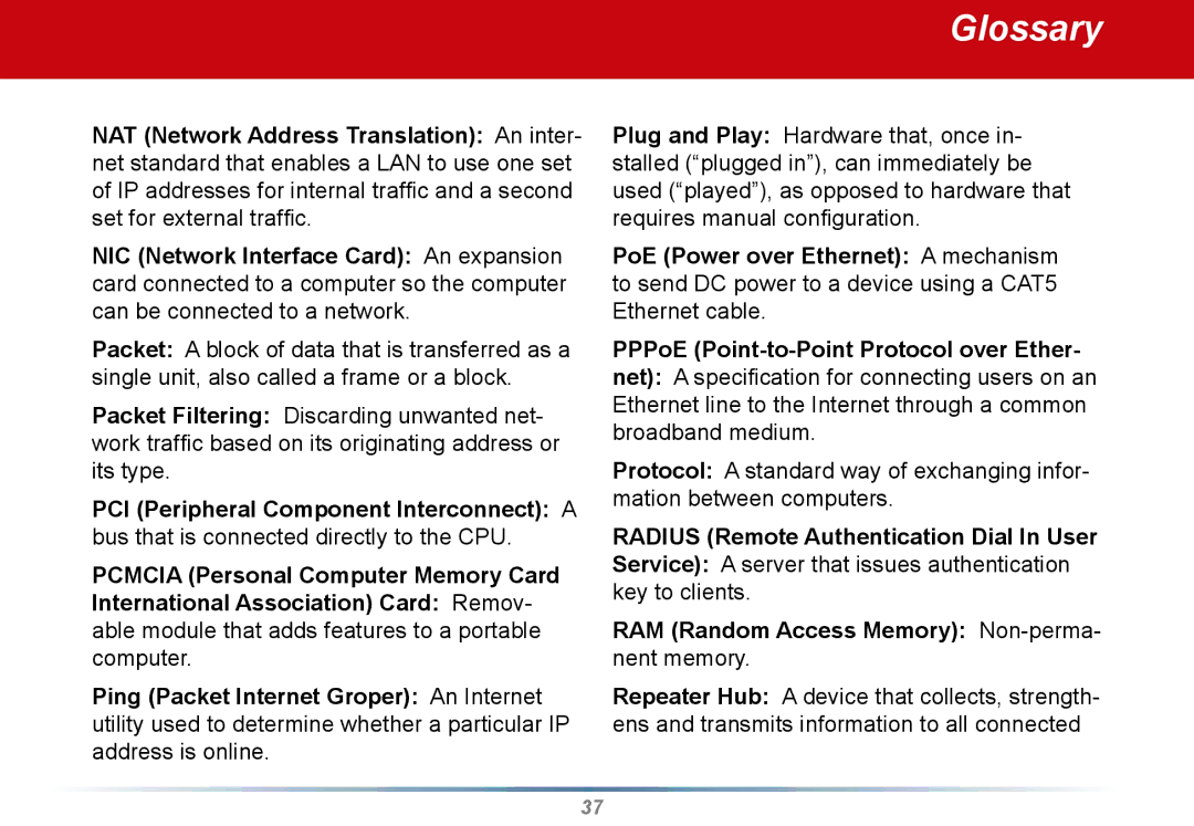 Buffalo Technology WLI2-PCI-G54S user manual Glossary 