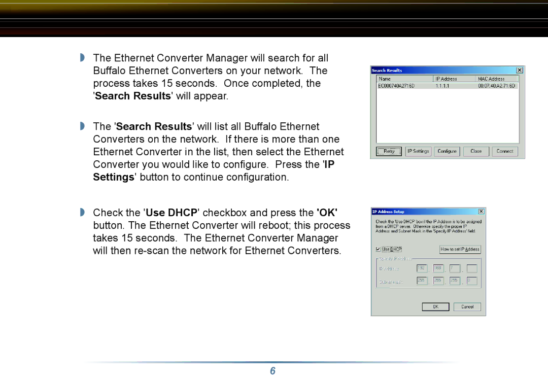 Buffalo Technology WLI3-TX1-G54 user manual 