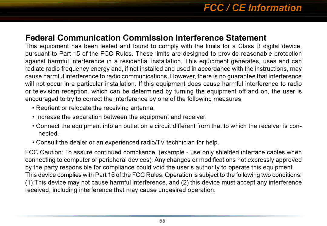 Buffalo Technology WYR-G54 manual FCC / CE Information, Federal Communication Commission Interference Statement 