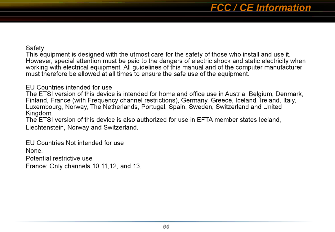 Buffalo Technology WYR-G54 manual FCC / CE Information 