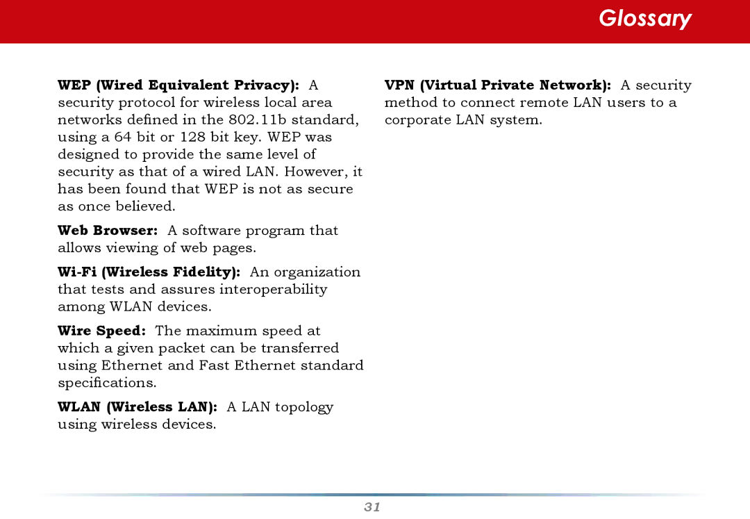 Buffalo Technology WZR-AG300NH manual Glossary 