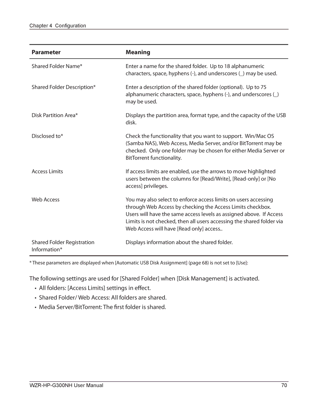 Buffalo Technology WZR-HP-G300NH user manual May be used, Disk Partition Area, BitTorrent functionality 