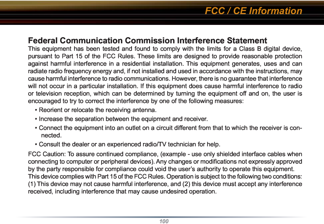 Buffalo Technology WZR-RS-G54 user manual FCC / CE Information, Federal Communication Commission Interference Statement 