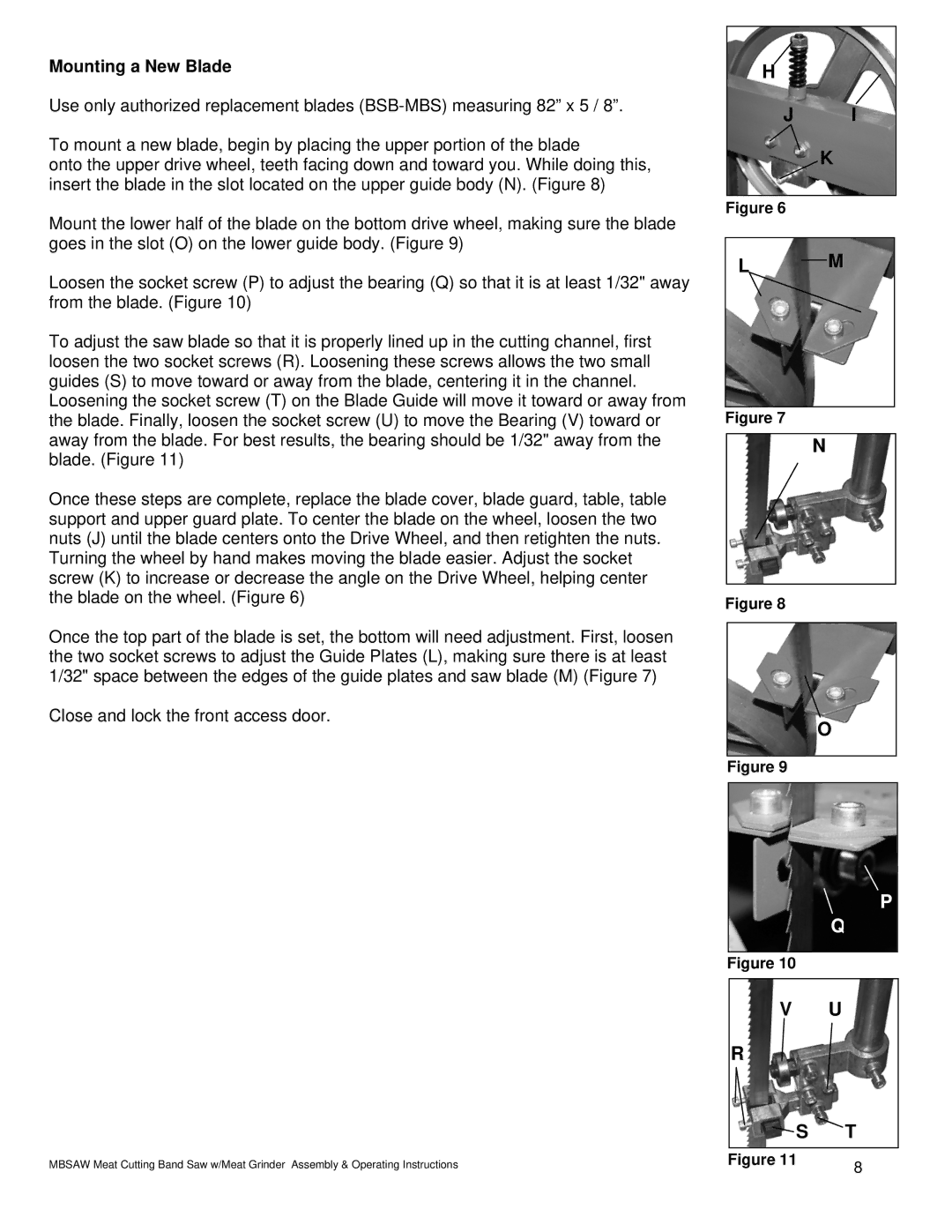 Buffalo Tools IW12BX operating instructions Mounting a New Blade 