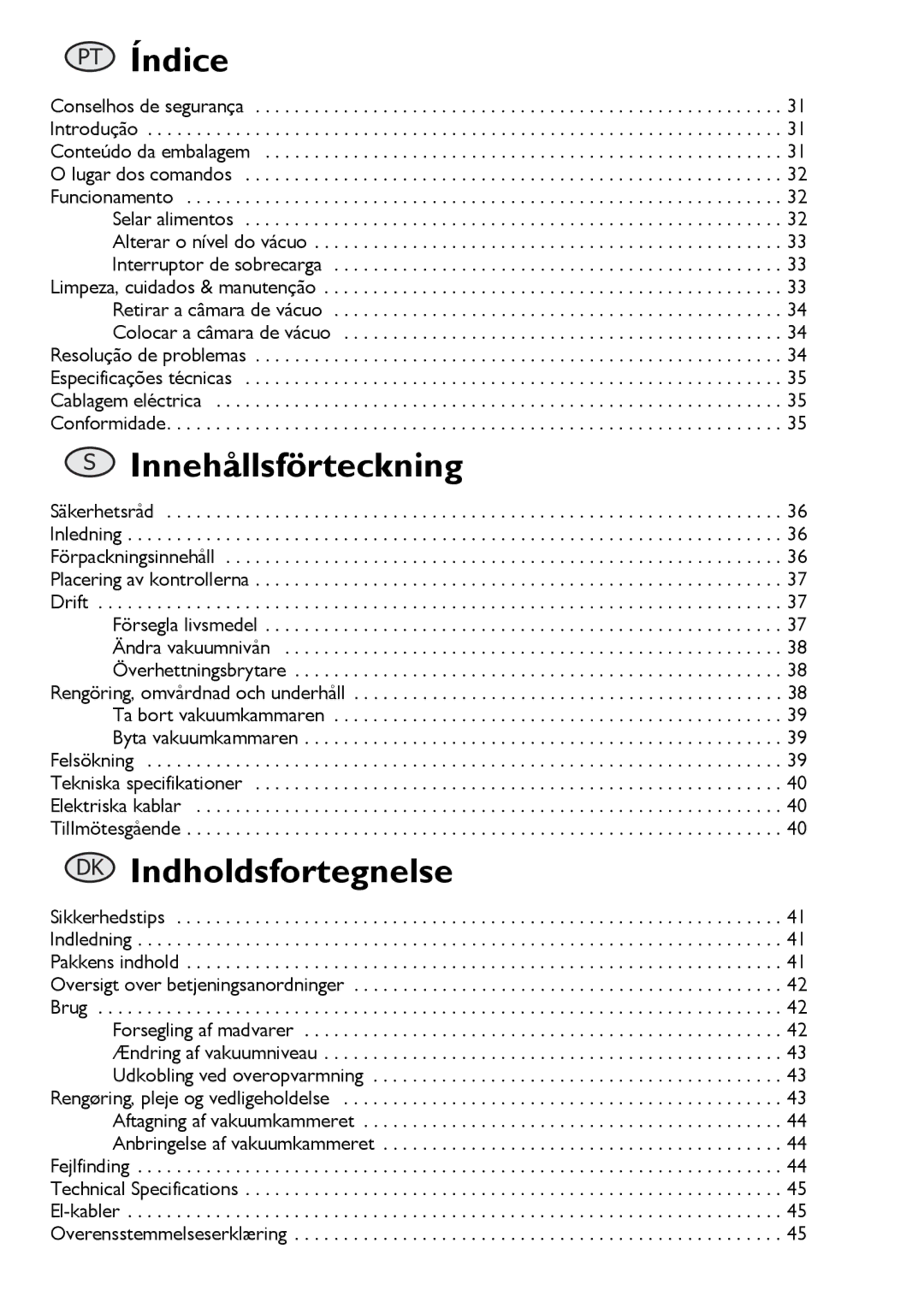 Buffalo Tools S097 instruction manual PT Índice 