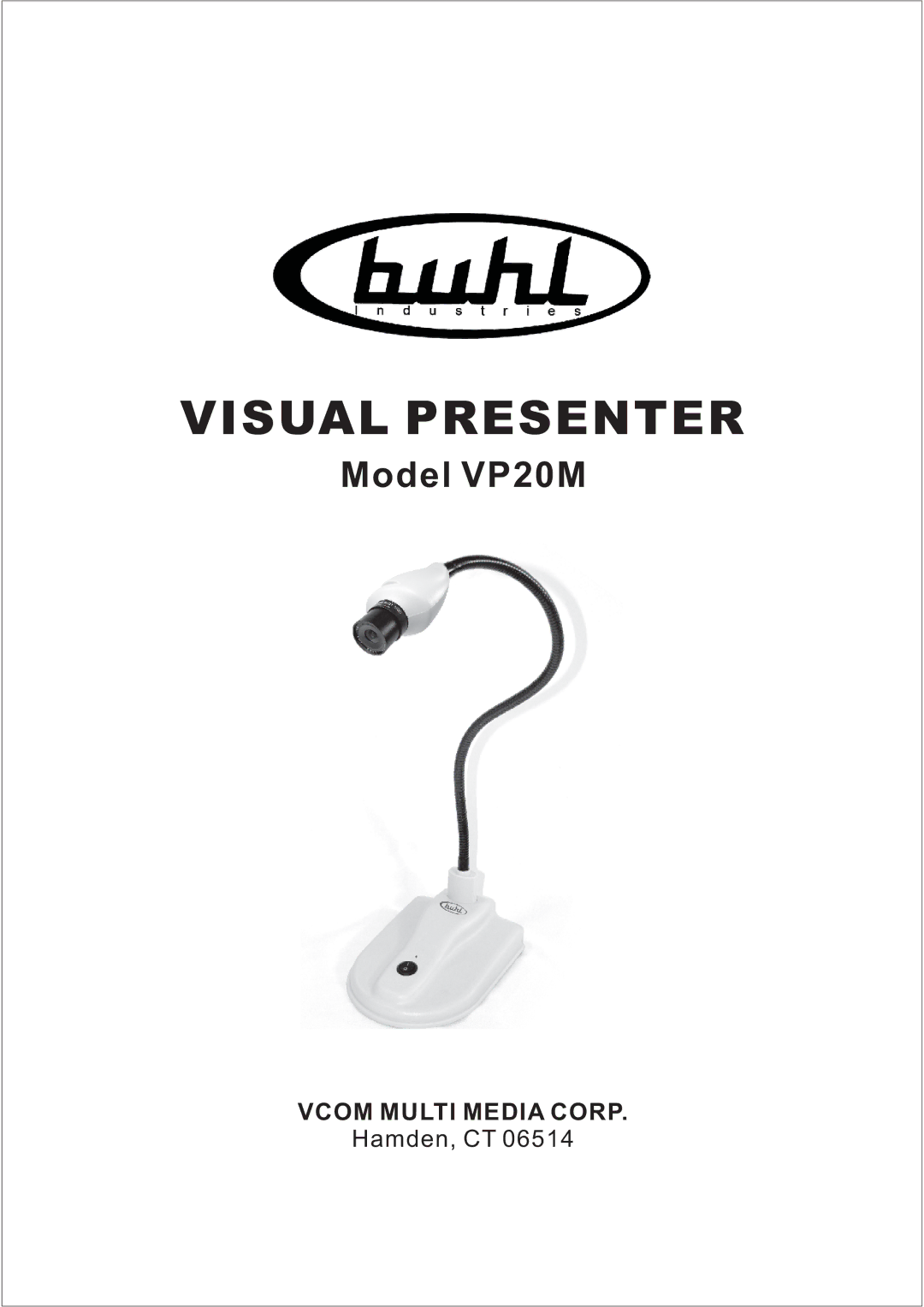 Buhl VP20M manual Visual Presenter 