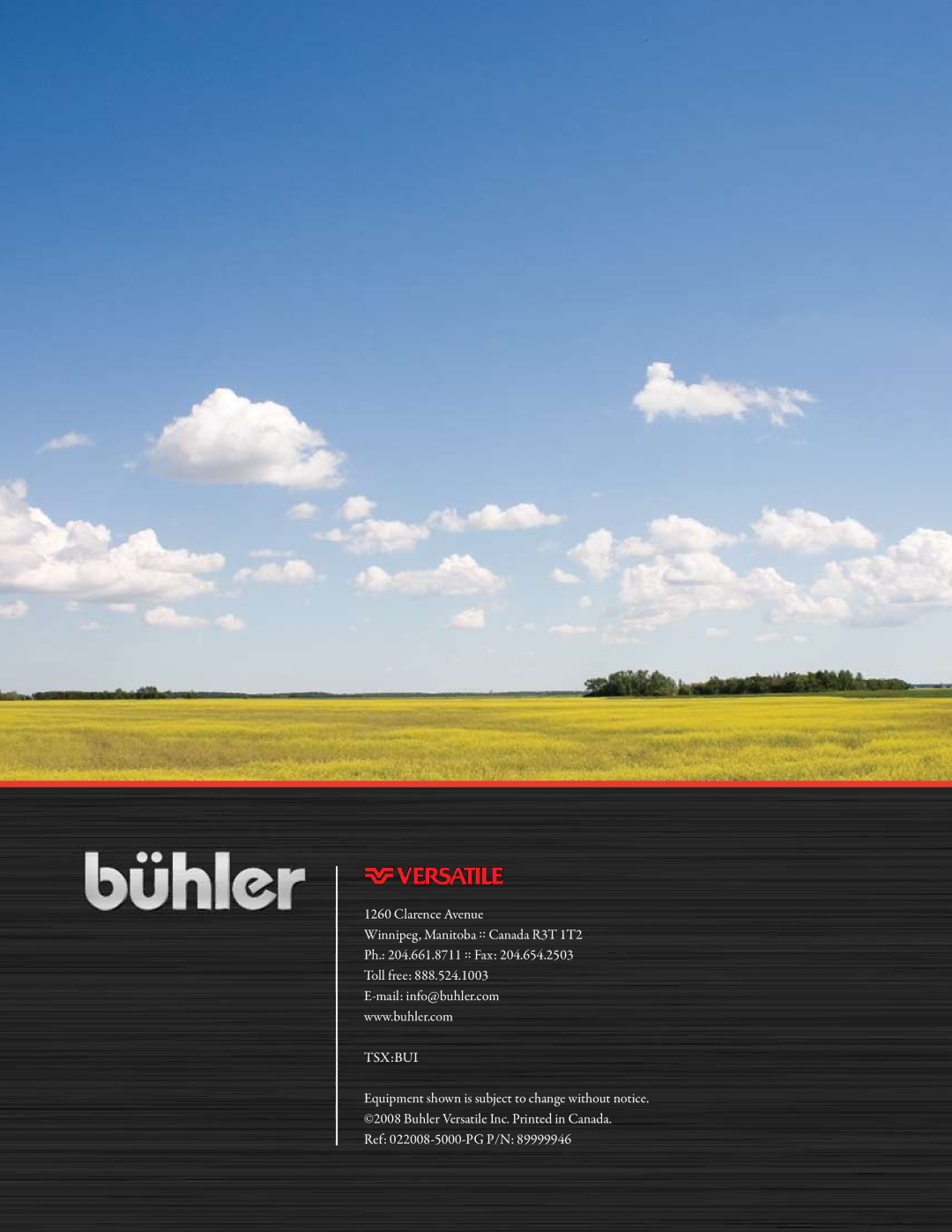 Buhler 2180, 2160, 2145, 2210 manual Tsxbui 