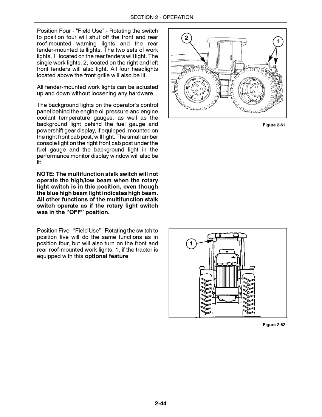 Buhler 2290, 2335, 2425, 2375, 2360 manual Operation 