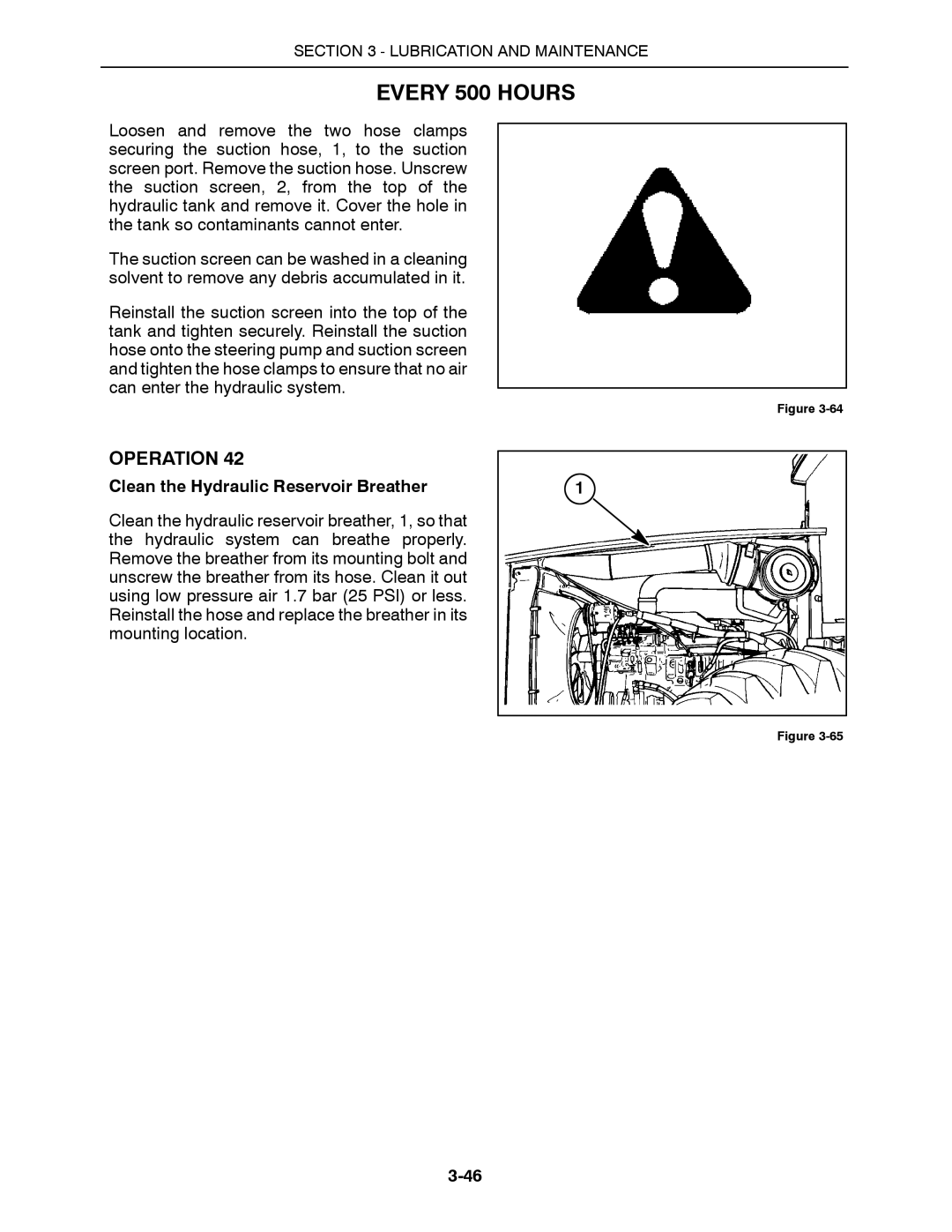 Buhler 2335, 2425, 2290, 2375, 2360 manual Clean the Hydraulic Reservoir Breather 