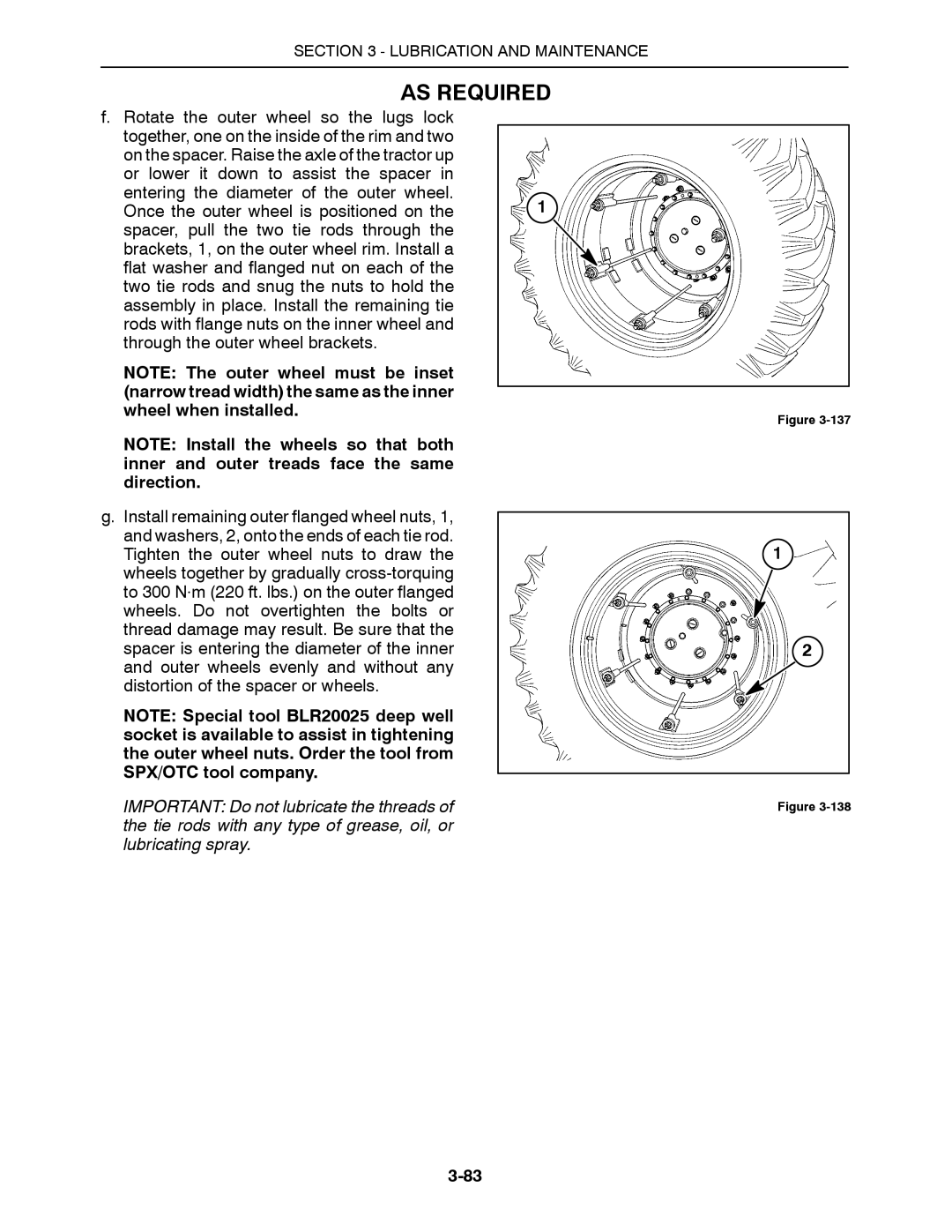 Buhler 2290, 2335, 2425, 2375, 2360 manual AS Required 