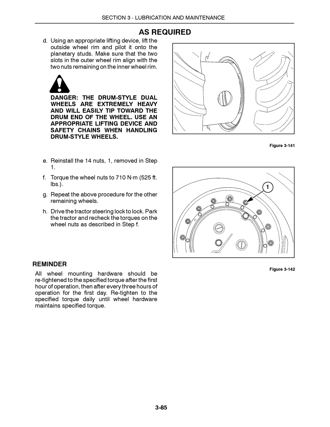 Buhler 2360, 2335, 2425, 2290, 2375 manual Reminder 