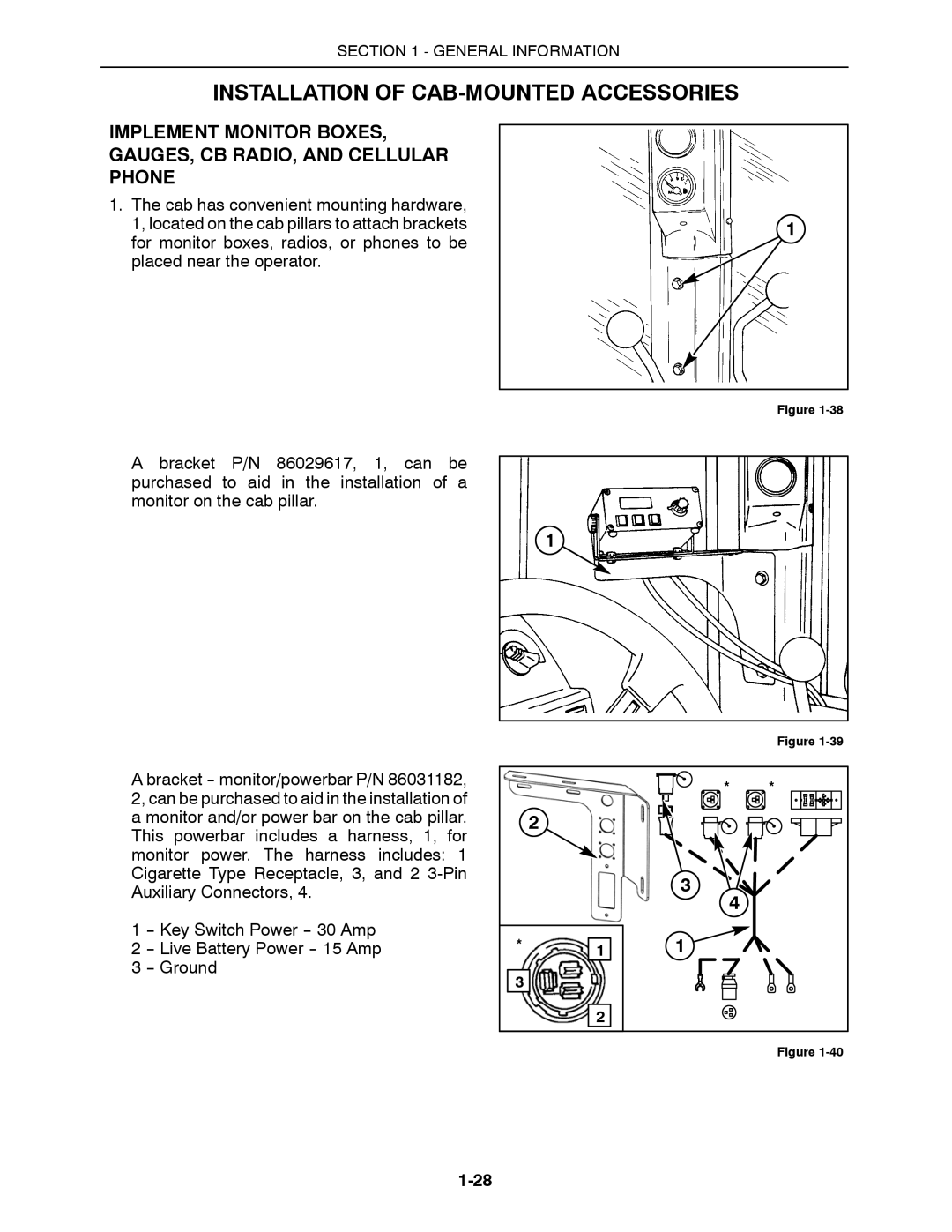 Buhler 2375, 2335, 2425, 2290, 2360 manual Installation of CAB-MOUNTED Accessories 