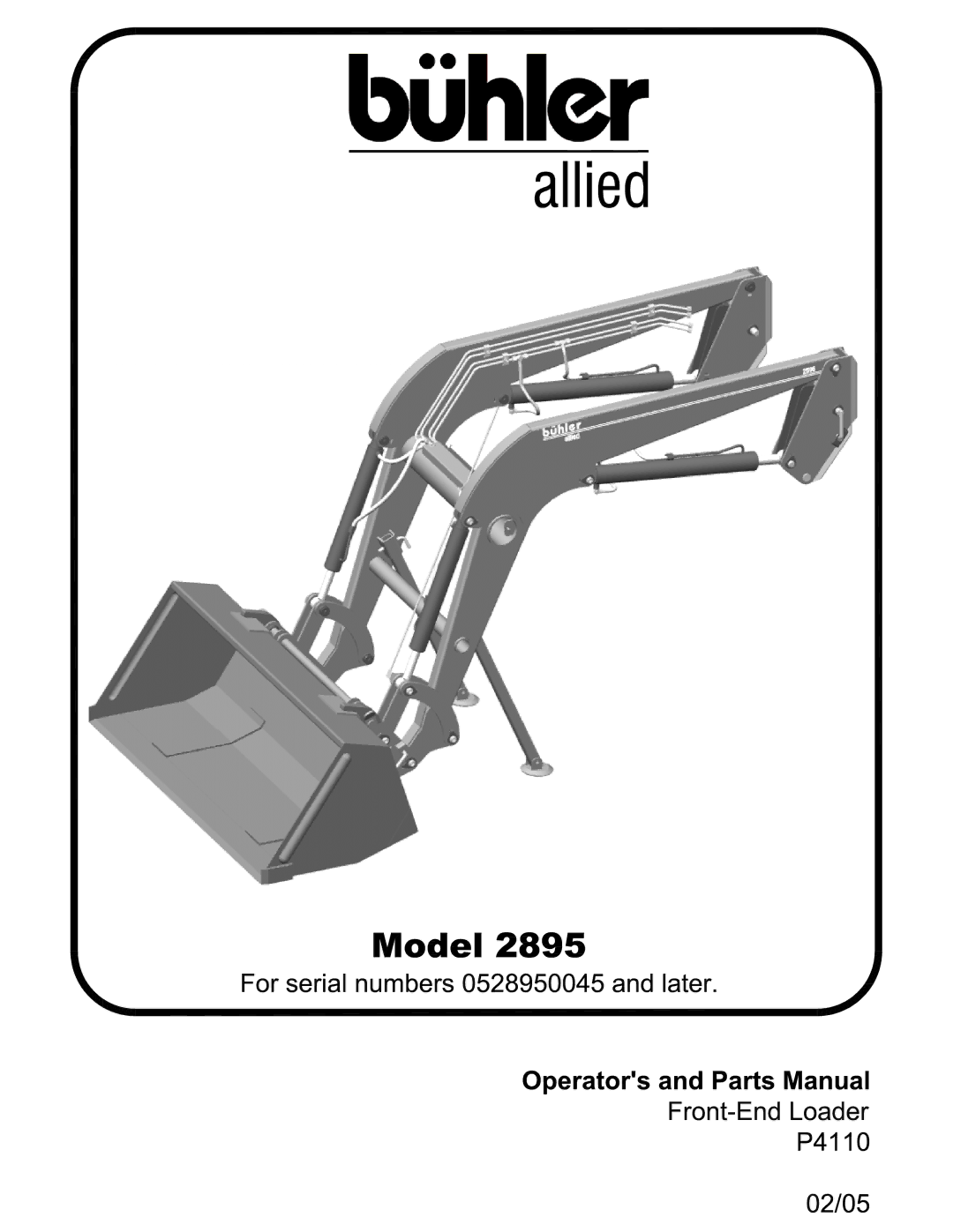 Buhler 2895 manual 