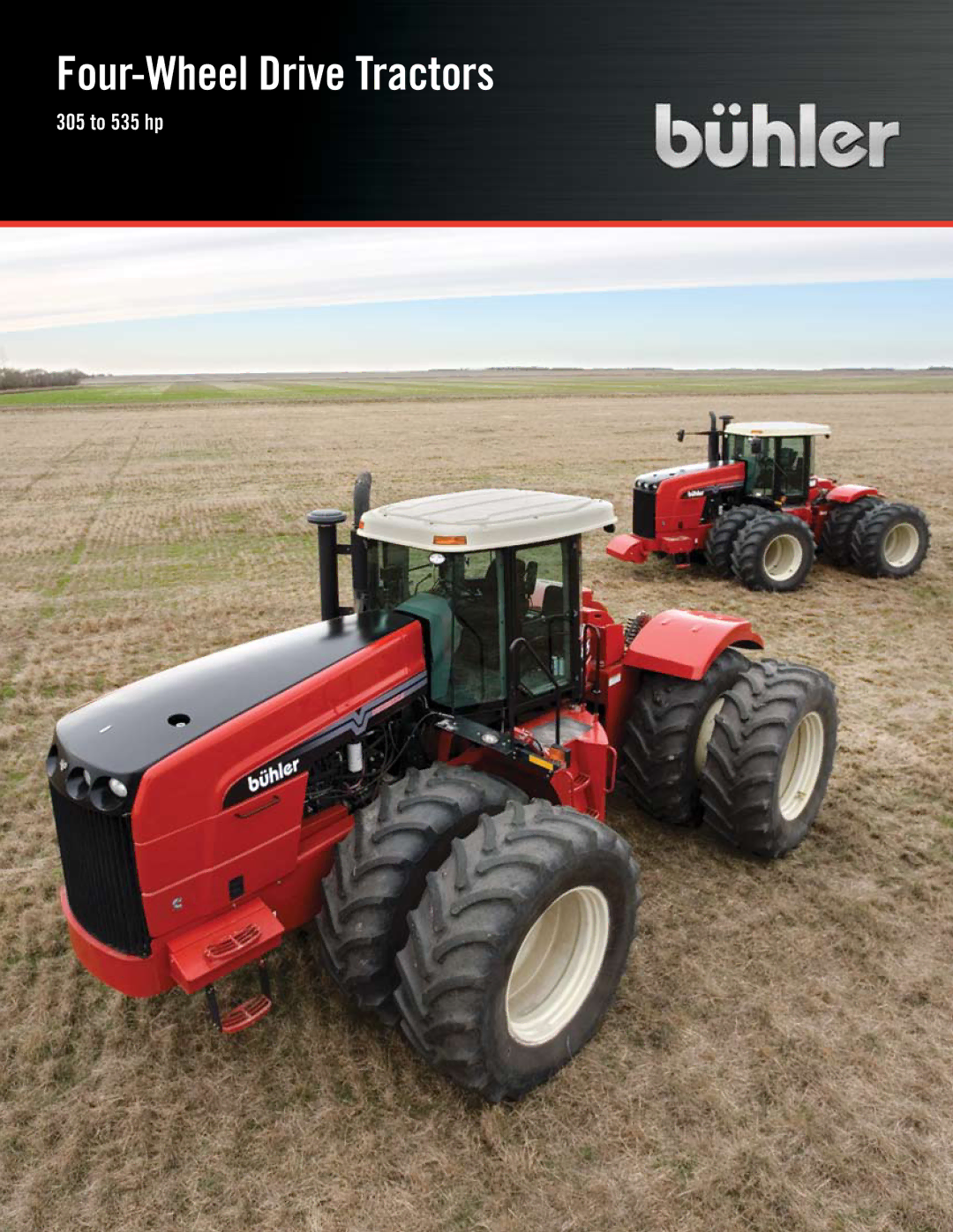 Buhler 400, 305, 375, 340 manual Four-Wheel Drive Tractors 