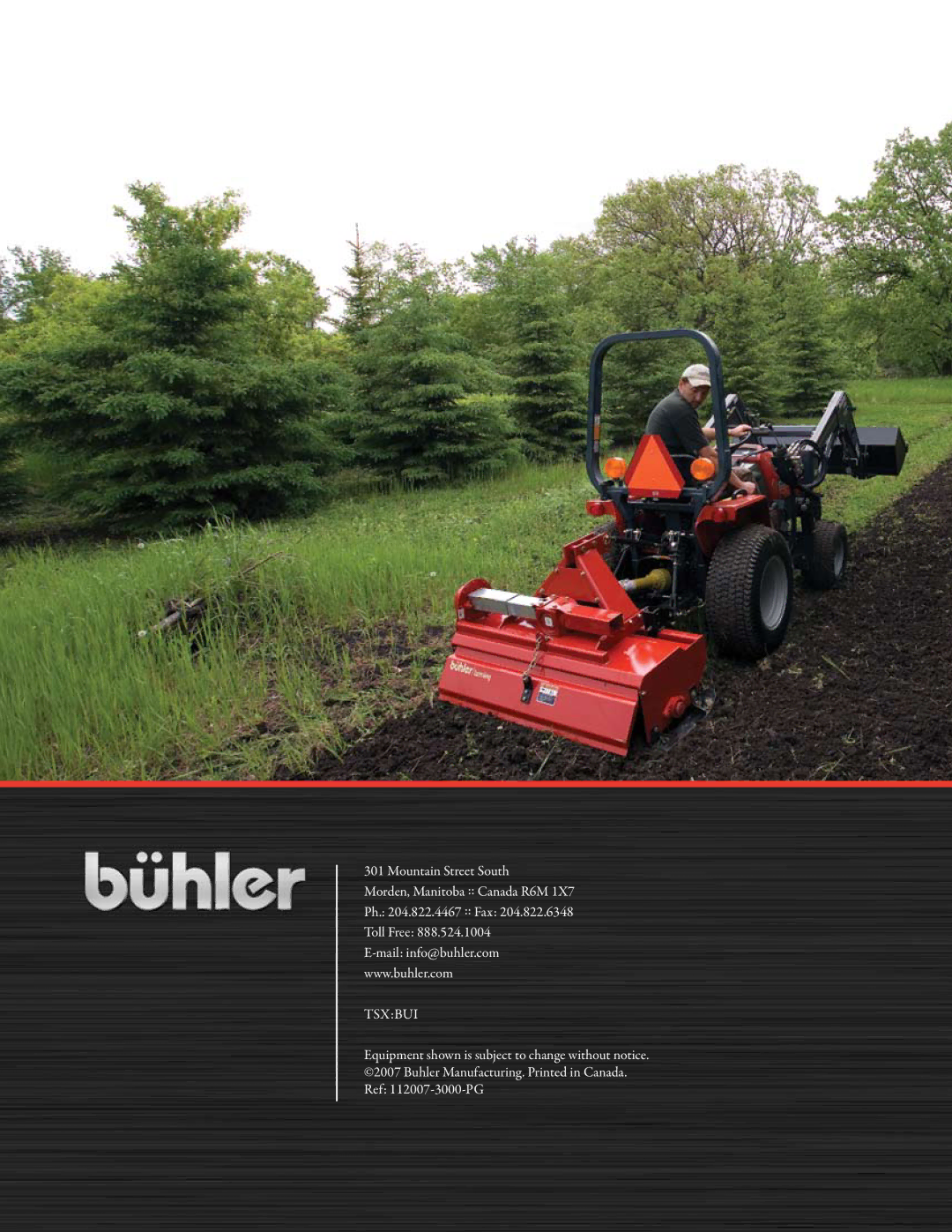 Buhler 65, 24 manual Tsxbui 