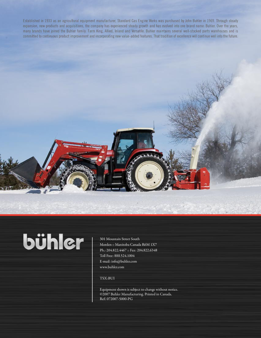 Buhler 960Q manual Tsxbui 