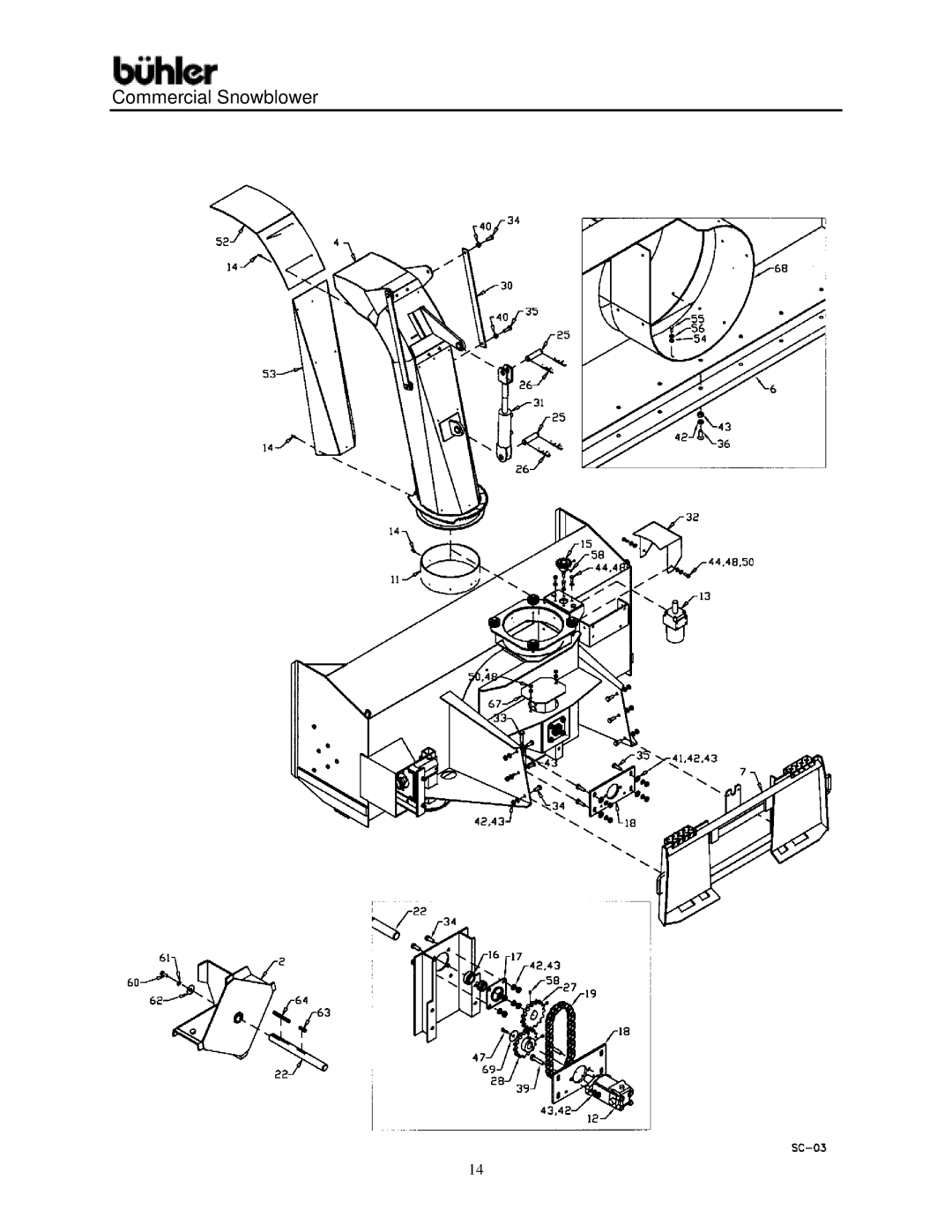 Buhler Commercial Snowblower warranty 