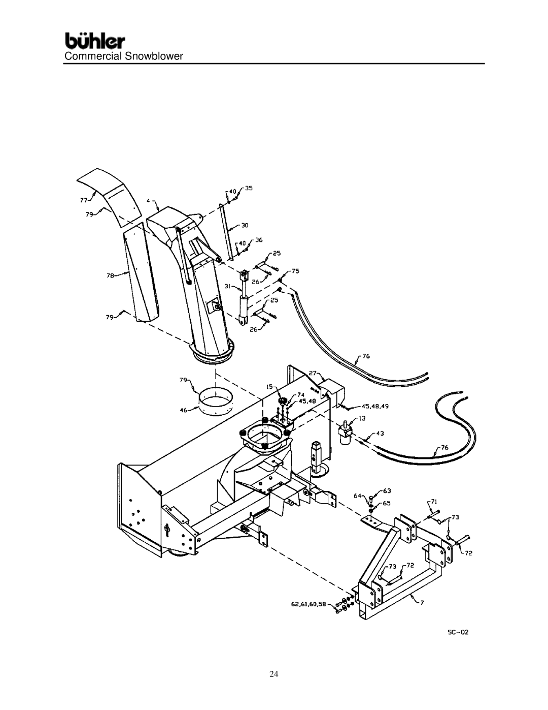 Buhler Commercial Snowblower warranty 