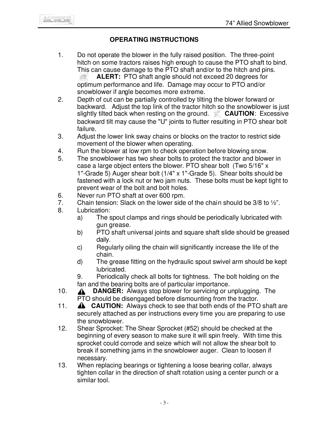 Buhler FK331 warranty Operating Instructions 