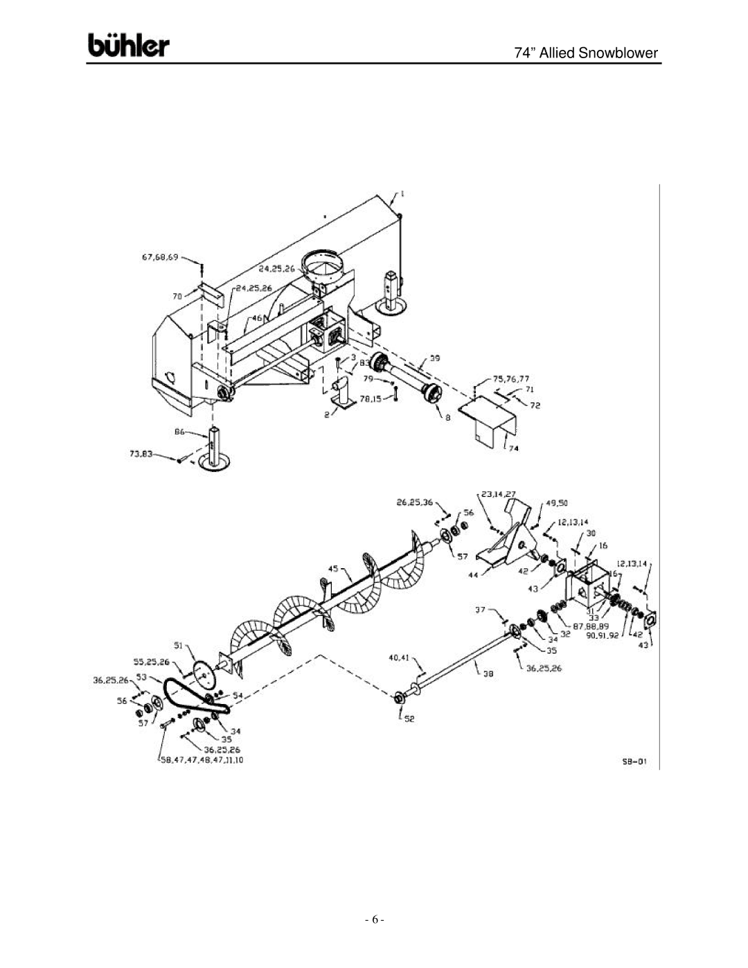 Buhler FK331 warranty Allied Snowblower 