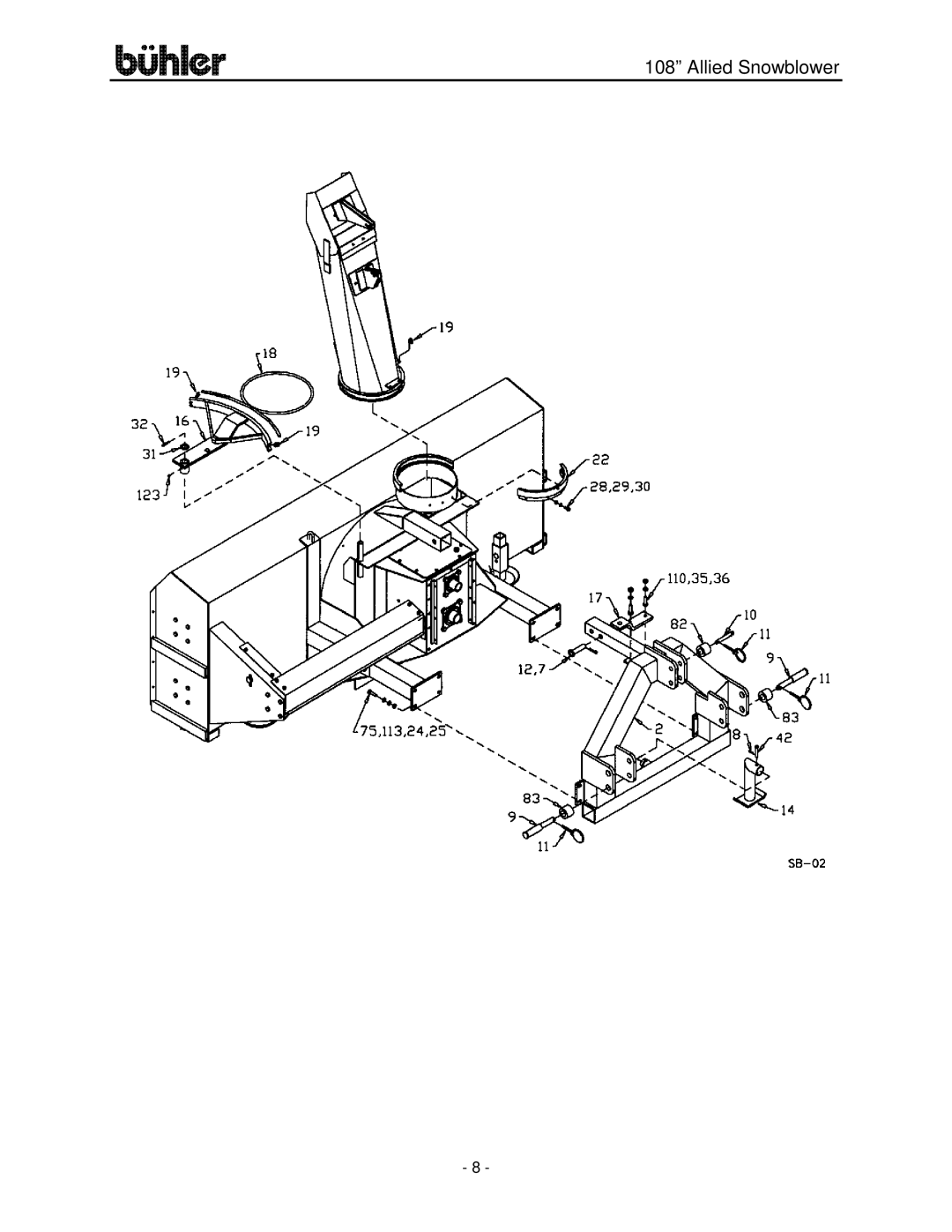 Buhler FK332 manual Allied Snowblower 