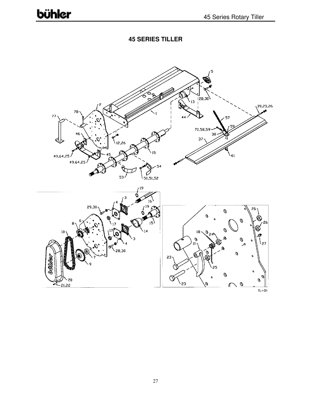 Buhler FK366 warranty Series Tiller 