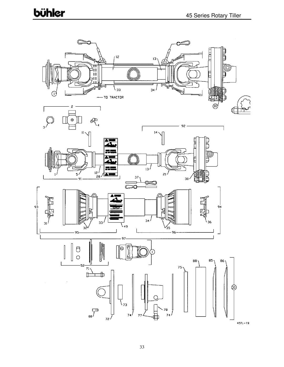 Buhler FK366 warranty Series Rotary Tiller 