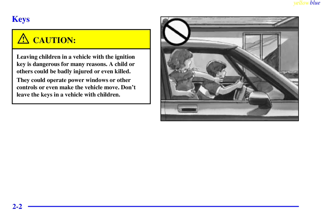 Buick 2000 manual Keys 