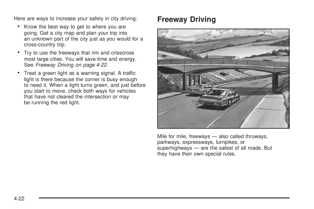 Buick 2006 manual Freeway Driving 