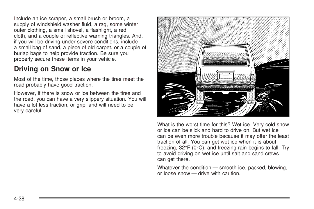 Buick 2006 manual Driving on Snow or Ice 